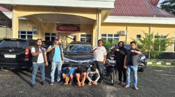 Gerak Cepat! Tim Elite URC Jatanras Sat Reskrim Polres Simalungun Bekuk 5 Pelaku Kejahatan 3C, Sepeda Motor dan Mobil Avanza Berhasil Diselamatkan