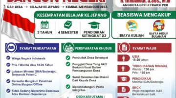 H Irmawan Buka Beasiswa Pemuda ke Jepang, Prioritaskan Anak Desa untuk Bangun Negeri