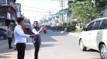 Strong Point Pagi Hari, Personel Polres Aceh Tenggara Perkuat Pengaturan Lalu Lintas di Titik Rawan