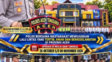 Tertib Berlalu Lintas Jadi Prioritas, Polres Aceh Tenggara Gelar Operasi Patuh Seulawah 2026